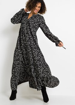 Długa sukienka z nadrukiem ze sklepu bonprix w kategorii Sukienki - zdjęcie 170596502