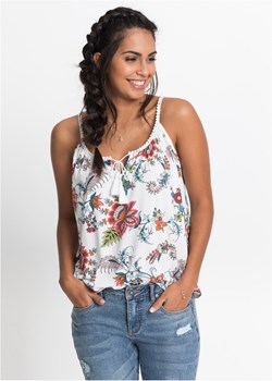 Top shirtowy w kwiaty ze sklepu bonprix w kategorii Bluzki damskie - zdjęcie 170597513