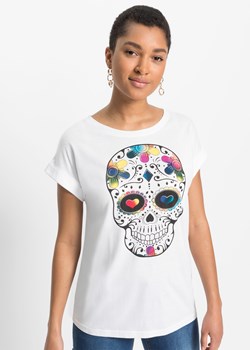 T-shirt z nadrukiem ze sklepu bonprix w kategorii Bluzki damskie - zdjęcie 170597863