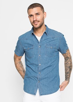 Koszula dżinsowa, Slim Fit, krótki rękaw (2 szt.) ze sklepu bonprix w kategorii Koszule męskie - zdjęcie 170597883