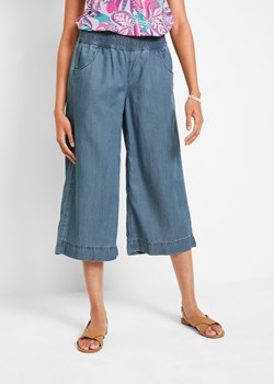 Lekkie spodnie culotte z wygodnym paskiem w talii, z lyocellu ze sklepu bonprix w kategorii Spodnie damskie - zdjęcie 170597910