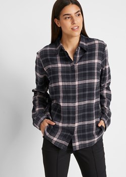 Koszula flanelowa z bawełny ze sklepu bonprix w kategorii Koszule damskie - zdjęcie 170598470