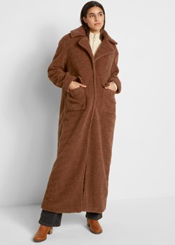 Płaszcz z polaru baranka z kieszeniami ze sklepu bonprix w kategorii Płaszcze damskie - zdjęcie 170598473