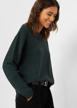 Sweter melanżowy z okrągłym dekoltem ze sklepu bonprix w kategorii Swetry damskie - zdjęcie 170599013