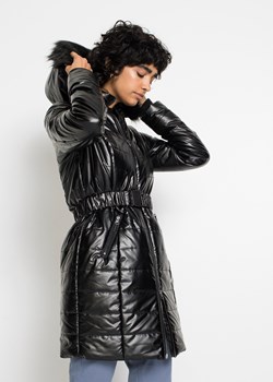 Płaszcz zimowy z paskiem ze sklepu bonprix w kategorii Płaszcze damskie - zdjęcie 170599310