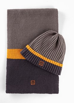 Szalik + czapka (2 części) ze sklepu bonprix w kategorii Czapki zimowe męskie - zdjęcie 170599530
