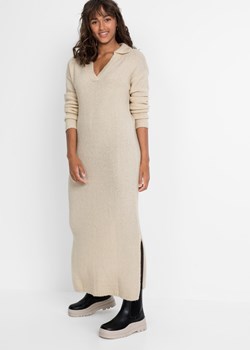 Sukienka dzianinowa oversized ze sklepu bonprix w kategorii Sukienki - zdjęcie 170599571