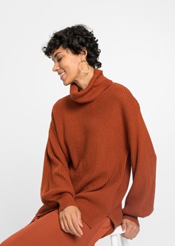 Sweter z golfem ze sklepu bonprix w kategorii Swetry damskie - zdjęcie 170599623