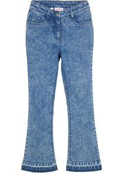 Dżinsy dziewczęce ze stretchem Flared ze sklepu bonprix w kategorii Spodnie dziewczęce - zdjęcie 170599652