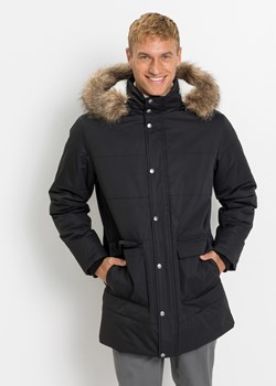 Długa kurtka zimowa pikowana z poliestru z recyklingu ze sklepu bonprix w kategorii Kurtki męskie - zdjęcie 170599820