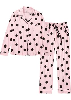Piżama z plisą guzikową ze sklepu bonprix w kategorii Piżamy damskie - zdjęcie 170600000