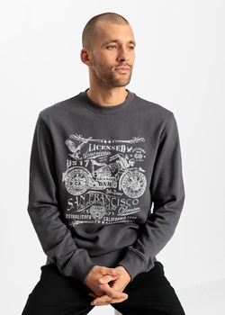 Bluza z nadrukiem w stylu biker ze sklepu bonprix w kategorii Bluzy męskie - zdjęcie 170600044