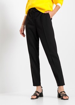 Spodnie biznesowe z paskiem ze sklepu bonprix w kategorii Spodnie damskie - zdjęcie 170600053