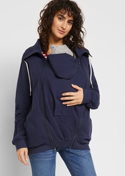 Bluza rozpinana ciążowa z wstawką na nosidełko niemowlęce ze sklepu bonprix w kategorii Bluzy ciążowe - zdjęcie 170600221