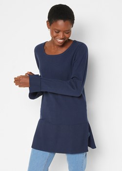 Długi sweter z wysokimi rozcięciami po bokach ze sklepu bonprix w kategorii Swetry damskie - zdjęcie 170600802