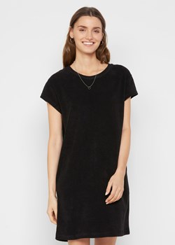 Sukienka t-shirtowa z frottee ze sklepu bonprix w kategorii Sukienki - zdjęcie 170601064