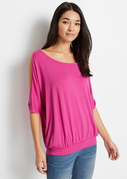 Shirt ze zrównoważonej wiskozy ze sklepu bonprix w kategorii Bluzki damskie - zdjęcie 170601753