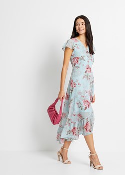 Sukienka z nadrukiem i falbanami ze sklepu bonprix w kategorii Sukienki - zdjęcie 170601783