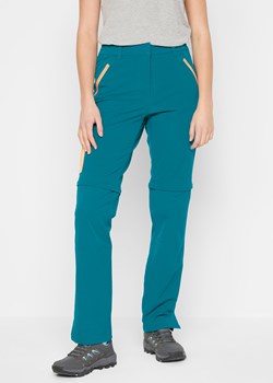 Spodnie funkcjonalne z prostymi, odpinanymi nogawkami, z materiału odpychającego wodę ze sklepu bonprix w kategorii Spodnie damskie - zdjęcie 170601922