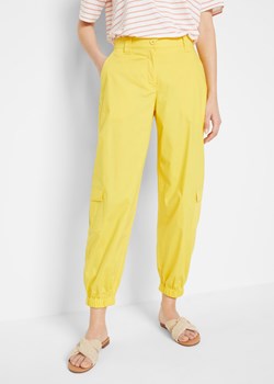 "Spodnie bojówki ""papertouch"", O-shape" ze sklepu bonprix w kategorii Spodnie damskie - zdjęcie 170602612