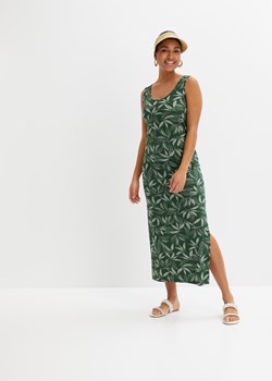 Długa sukienka z rozcięciem, ze zrównoważonej wiskozy ze sklepu bonprix w kategorii Sukienki - zdjęcie 170603030
