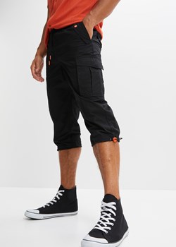 Spodnie 3/4 bojówki, z gumką w talii, Slim Fit ze sklepu bonprix w kategorii Spodnie męskie - zdjęcie 170603344