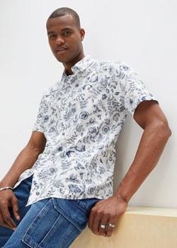 Koszula z krótkim rękawem z lekkiego materiału ze sklepu bonprix w kategorii Koszule męskie - zdjęcie 170603592