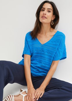 Sweter ażurowy ze sklepu bonprix w kategorii Swetry damskie - zdjęcie 170603630