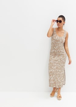 Długa sukienka z rozcięciem, ze zrównoważonej wiskozy ze sklepu bonprix w kategorii Sukienki - zdjęcie 170603811