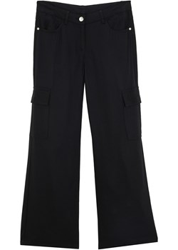 Szerokie spodnie bojówki dziewczęce ze sklepu bonprix w kategorii Spodnie dziewczęce - zdjęcie 170604322