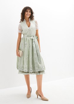 Sukienka ludowa w żakardowy wzór, z haftem (2 części) ze sklepu bonprix w kategorii Sukienki - zdjęcie 170604454