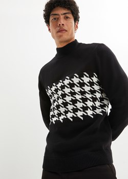 Sweter ze stójką ze sklepu bonprix w kategorii Swetry męskie - zdjęcie 170604584