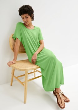 Wygodna sukienka shirtowa midi z rozcięciem ze sklepu bonprix w kategorii Sukienki - zdjęcie 170604604
