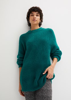 Sweter z dzianiny z włosem ze sklepu bonprix w kategorii Swetry damskie - zdjęcie 170604831