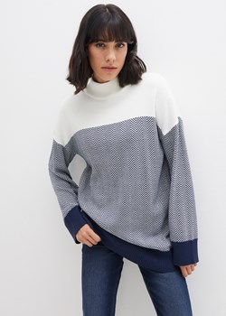 Długi sweter ze sklepu bonprix w kategorii Swetry damskie - zdjęcie 170604863