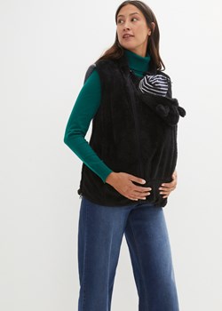 Kamizelka ciążowa z wstawką na nosidełko, z polaru ze sklepu bonprix w kategorii Kurtki ciążowe - zdjęcie 170605043