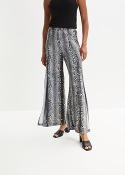 Spodnie z rozcięciem ze sklepu bonprix w kategorii Spodnie damskie - zdjęcie 170605130