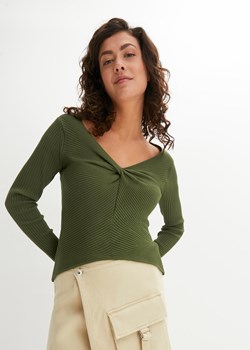 Sweter w prążek ze sklepu bonprix w kategorii Swetry damskie - zdjęcie 170605223