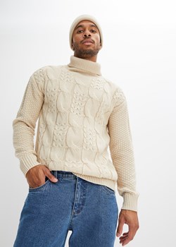 Sweter z golfem Loose Fit ze sklepu bonprix w kategorii Swetry męskie - zdjęcie 170605580