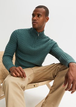 Sweter ze stójką ze sklepu bonprix w kategorii Swetry męskie - zdjęcie 170605714