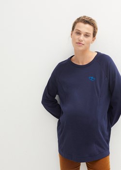 Bluza ciążowa i do karmienia, z bawełny ze sklepu bonprix w kategorii Bluzy ciążowe - zdjęcie 170606000