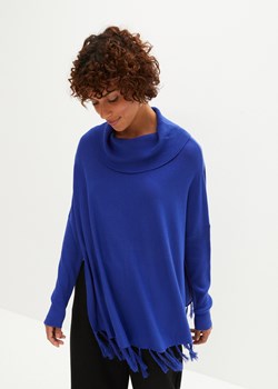 Sweter z frędzlami w dolnej części ze sklepu bonprix w kategorii Swetry damskie - zdjęcie 170606154