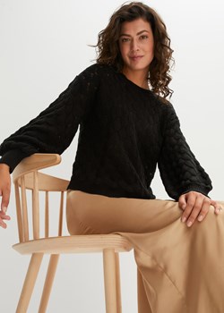 Sweter ażurowy ze sklepu bonprix w kategorii Swetry damskie - zdjęcie 170606484