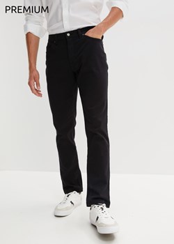 Spodnie ze stretchem Premium Regular Fit Straight z bawełny organicznej ze sklepu bonprix w kategorii Spodnie męskie - zdjęcie 170606514