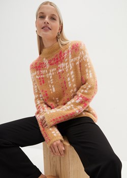 Sweter ze stójką ze sklepu bonprix w kategorii Swetry damskie - zdjęcie 170606990