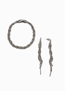 Bransoletka + kolczyki (3 części) ze sklepu bonprix w kategorii Komplety biżuterii - zdjęcie 170607204