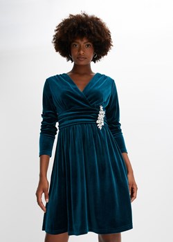 Sukienka aksamitna z ozdobnym elementem ze sztrasów ze sklepu bonprix w kategorii Sukienki - zdjęcie 170607302
