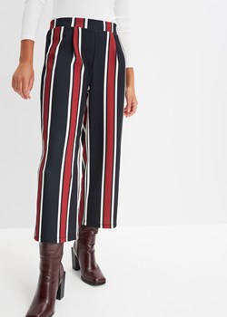 Spodnie culotte z nadrukiem ze sklepu bonprix w kategorii Spodnie damskie - zdjęcie 170607334