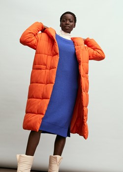 Płaszcz oversize ocieplany z kapturem, z poliestru z recyklingu ze sklepu bonprix w kategorii Płaszcze damskie - zdjęcie 170607512