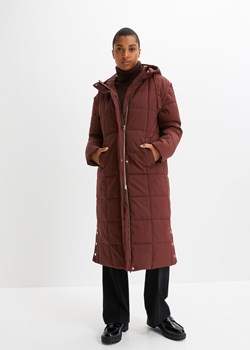 Płaszcz pikowany 2 w 1 z odpinanymi rękawami ze sklepu bonprix w kategorii Płaszcze damskie - zdjęcie 170607631